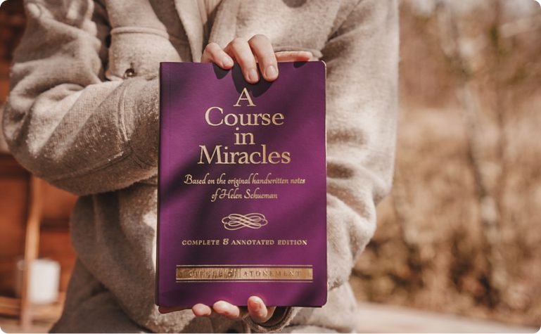 what is a course in miracles book cover