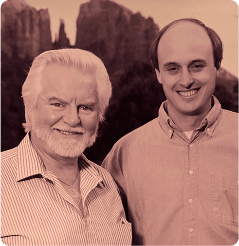 Allen Watson with Robert Perry in 1995